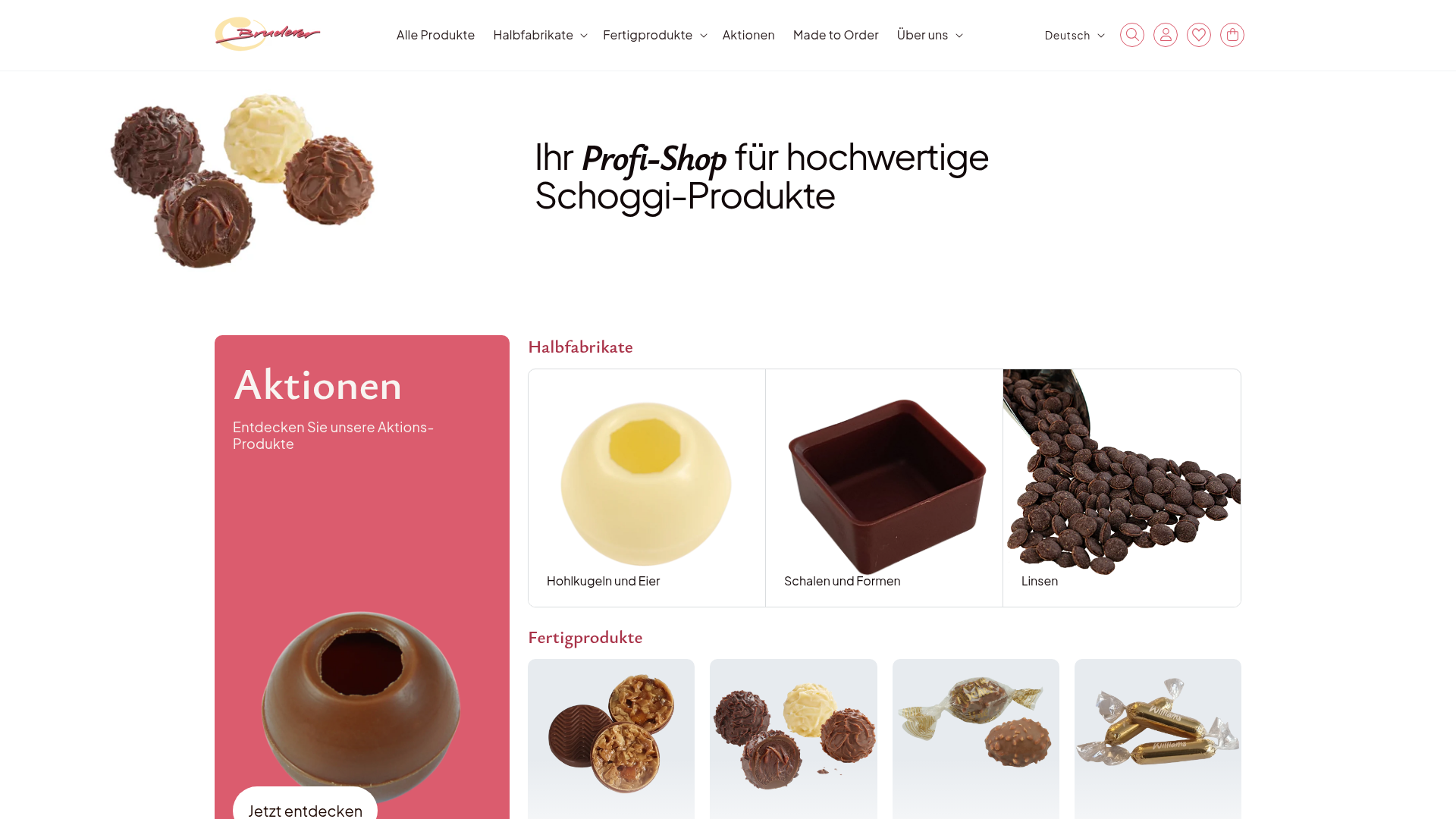 Bruderer Chocolat Suisse